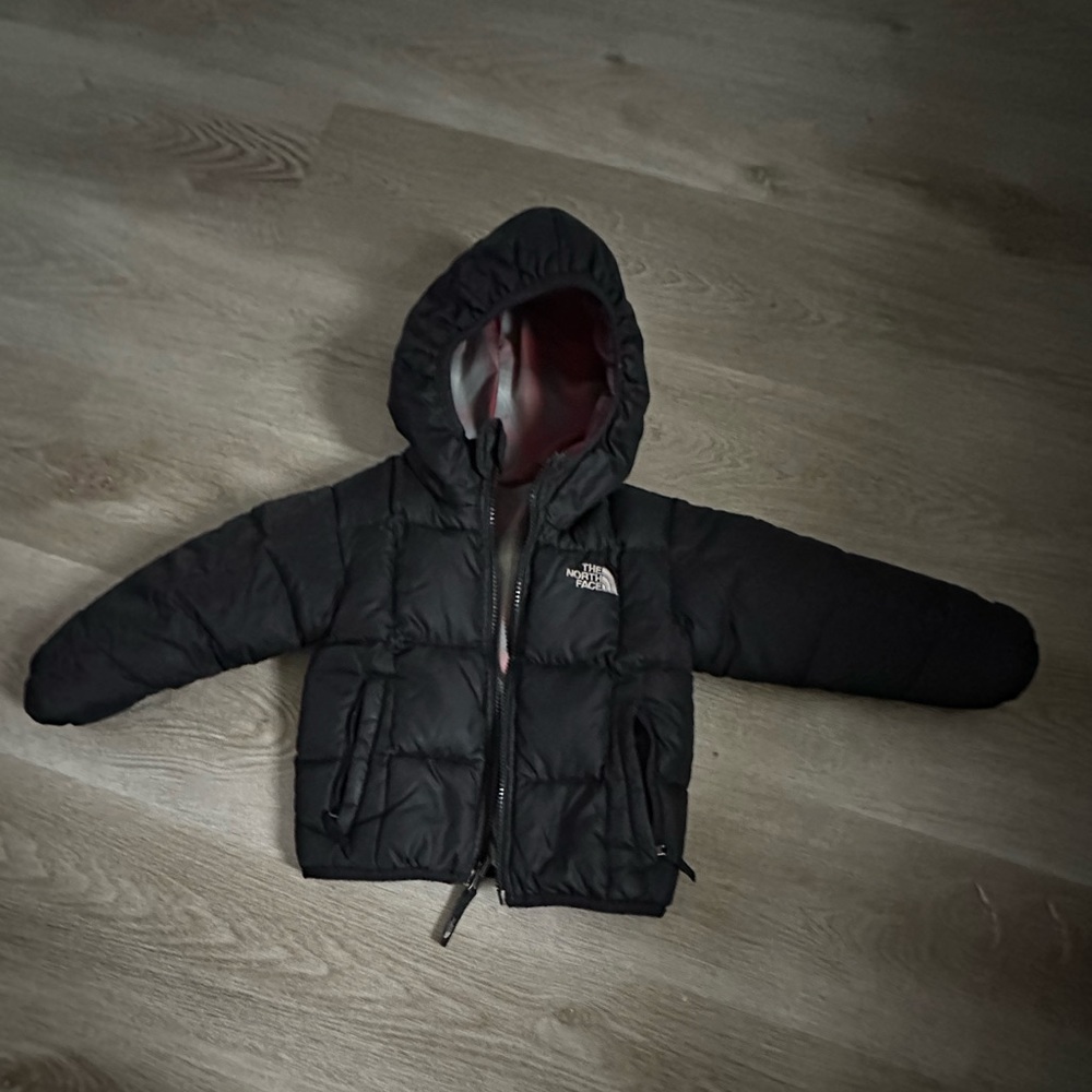 Unisex Toddler reversible The North Face down Jacket